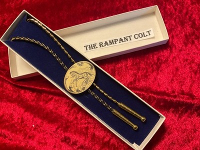 1992 RAMPANT COLT SCRIMSHAWED BOLO