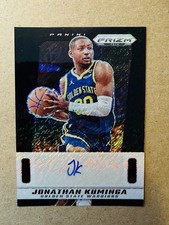 Jonathan Kuminga 2024-25 Panini Prizm Deca Black Prizm Autograph Auto REAL 1/1 