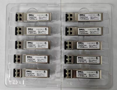 10pcs DELL WTRD1 10G SFP FTLX8571D3BCL-FC SR 850nm Optic Transceiver Module