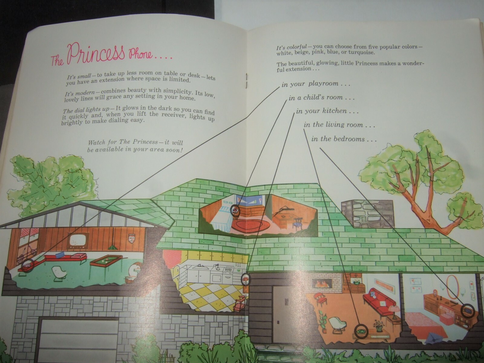 Telephone Almanac The Princess Phone 1960