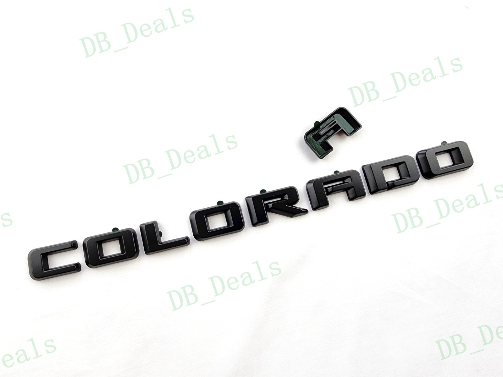 Colorado Lettering OVERLAY 3PCS Matte Black Door Rear Colorado Emblems Letters Fit 2023 ...