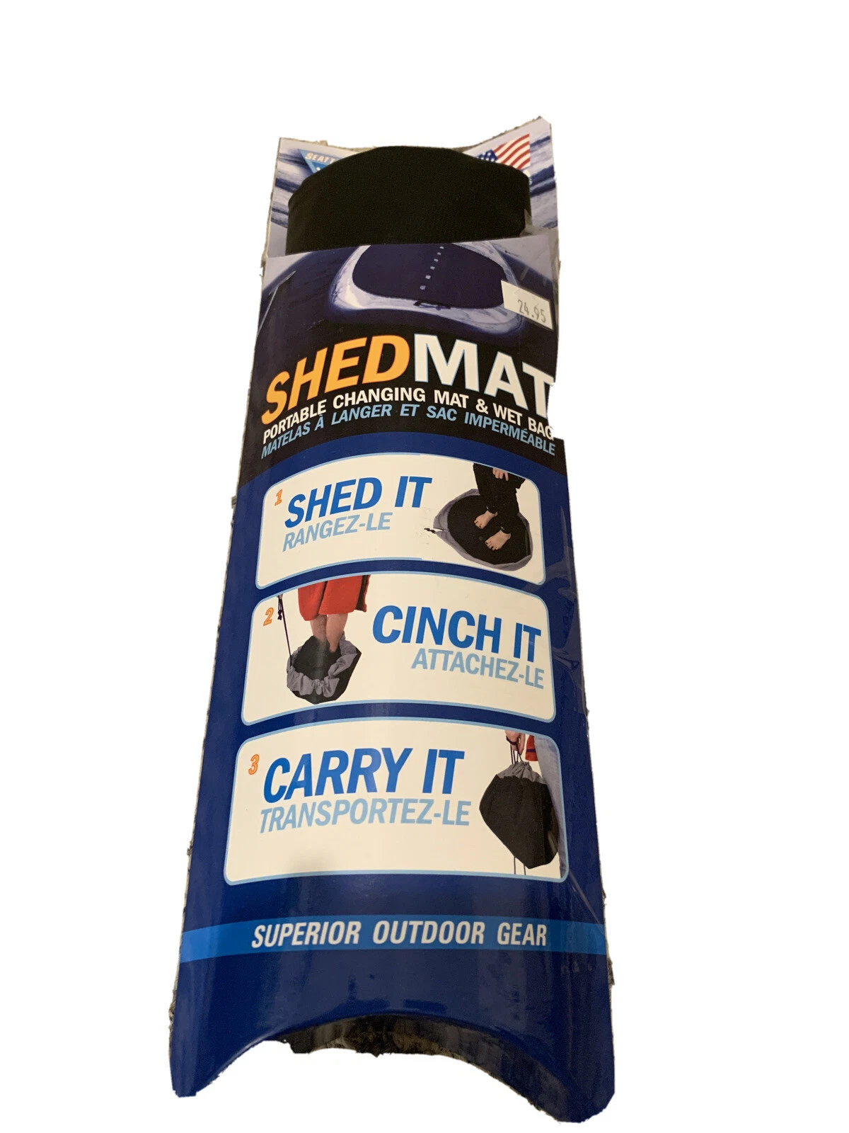 SHED MAT Portable Changing Mat & Wet Bag