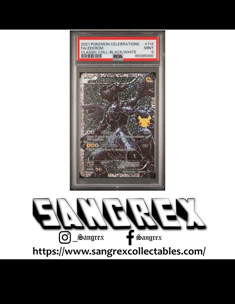 ゼクロム 25th Anniversary edition PSA 9 - Pokemon 25th Celebrations - Zekrom - 114/114 Full