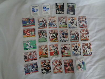 NFL Pro Set 1991, American Football, verschiedene Spieler/Teams Sammlerstücke 