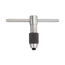 Starrett 50428 T-Handle Tap Wrench: 7/32" - 7/16" Capacity, 2.5" Overall Length