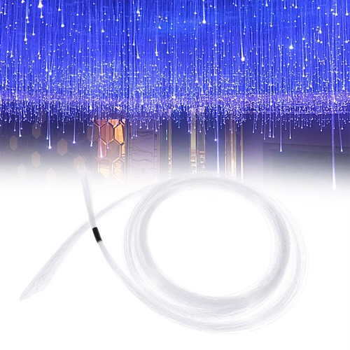 50 PCS Plastic End Glow Fiber LED Fiber Optical Fiber Cable Star - Foto 12 di 12