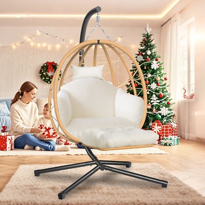 Hanging Egg Swing Chair Stand Hammock Patio Chair Indoor Outdoor w