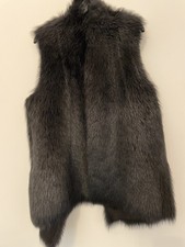 Womens Whistles Shearling Reversible Gilet Size M