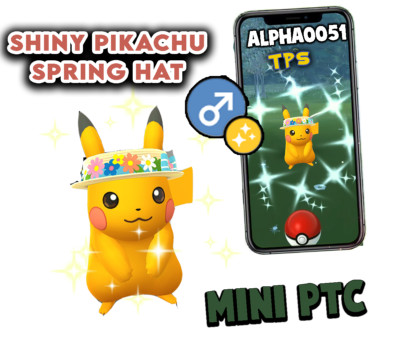 Pokemon Shiny Pikachu Spring Hat Male Mini P T C 20k