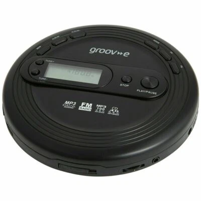 Groov-e GVPS210BK Retro Serie Persönliche CD MP3 Player Mit Fm Funk & LCD - Bild 1 von 3