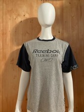REEBOK TRAINING CAMP Graphic Print Unisex YOUTH T-Shirt Tee Shirt M Medium MD