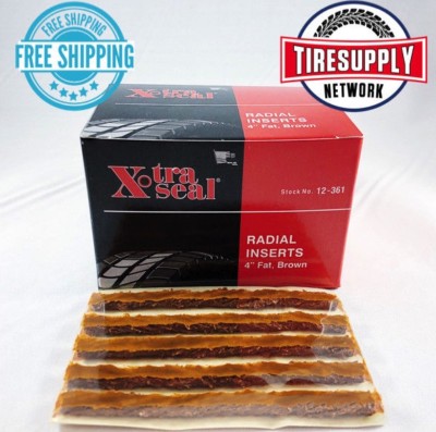 Xtra Seal 12-362 8 In. Fat Brown Repair String &ndash; Tire Supplies