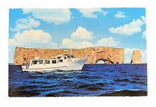 The Rocher Perce III by Perce Rock Birds Sanctuary Bonaventure Island Postcard