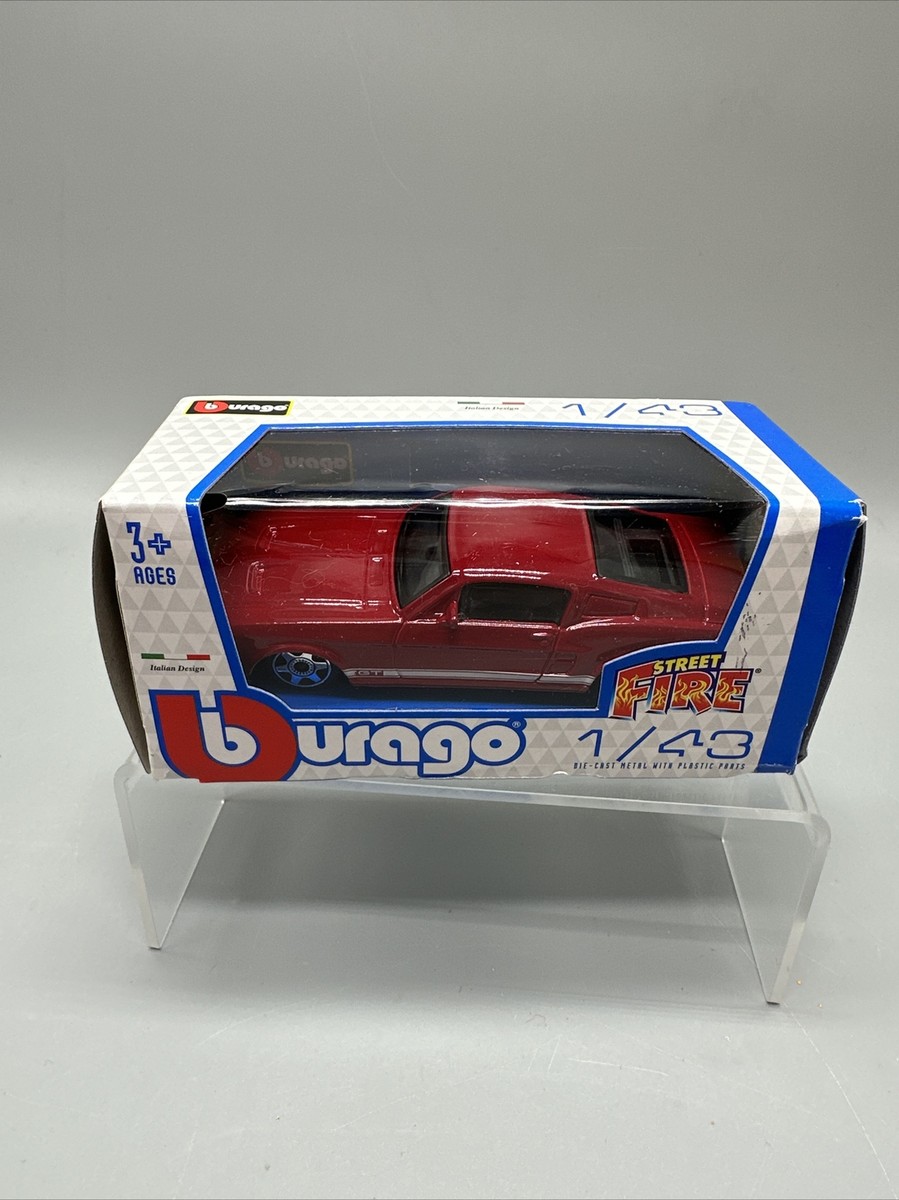 Burago Street Fire 1:43 Ford Mustang GT Red | eBay