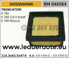 Air Filter Truncator Truncator Husqvarna K 760 Cut'n Break Rescue