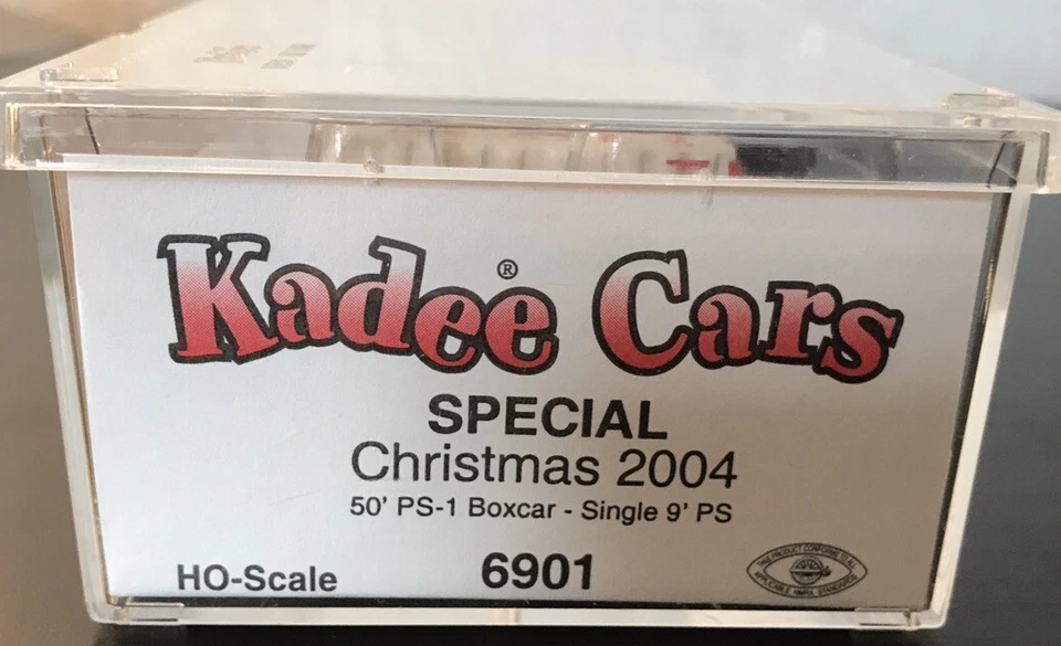 Kadee HO Navidad 2004 50’ PS-1 Boxcar, #6901. Nuevo en caja Foto 2 de 2