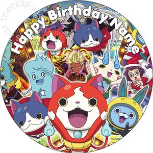 Edible Yo Kai Watch Birthday Party Cake Topper Wafer Paper Round 7 5 Uncut Ebay Edible Yo Kai Watch Birthday Party Cake Topper Wafer Paper Round 7 5 Uncut Ebay