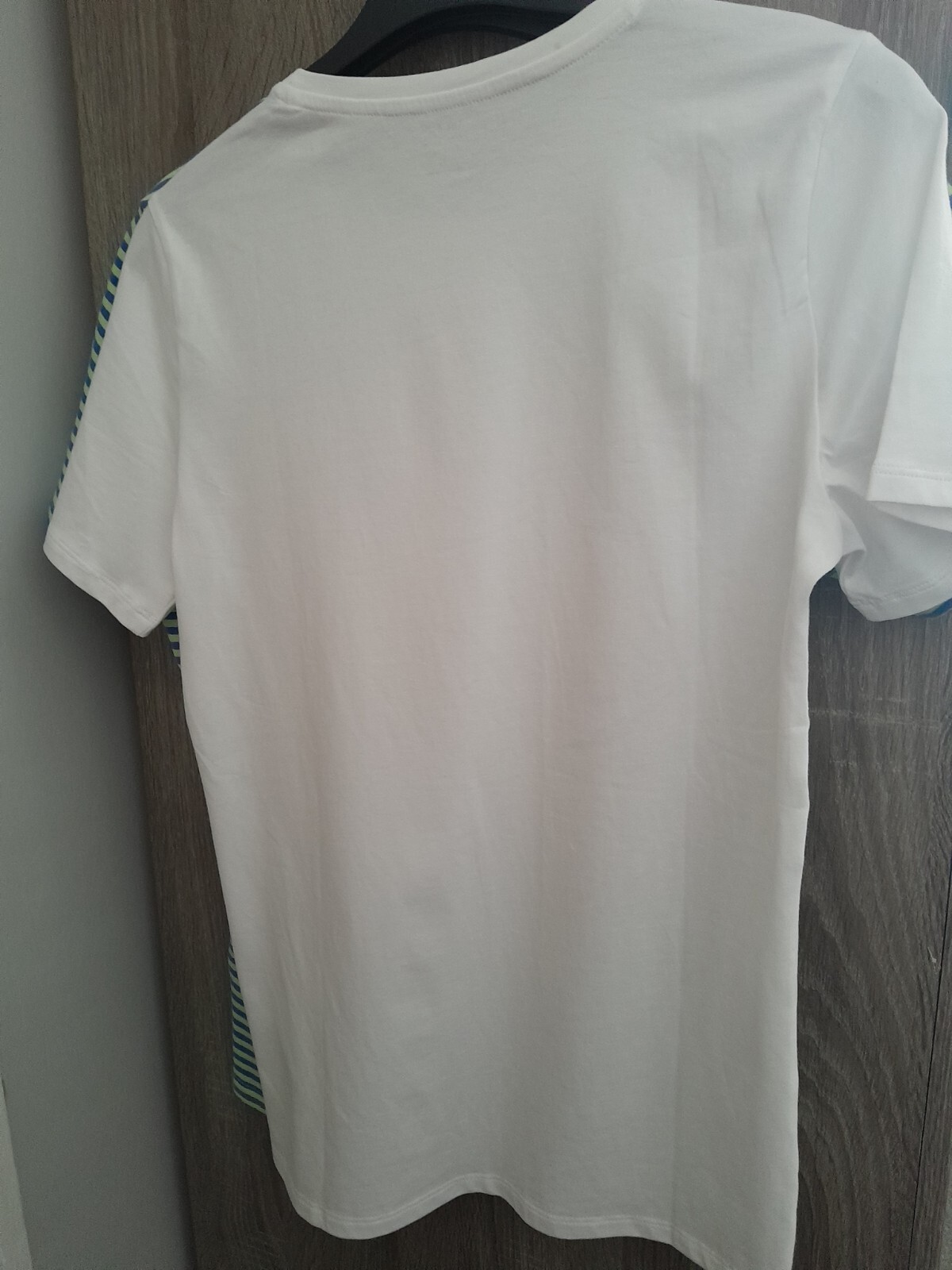 Ladies 2pk Slim Fit Striped/plain T Shirts Size 12 From Marks And