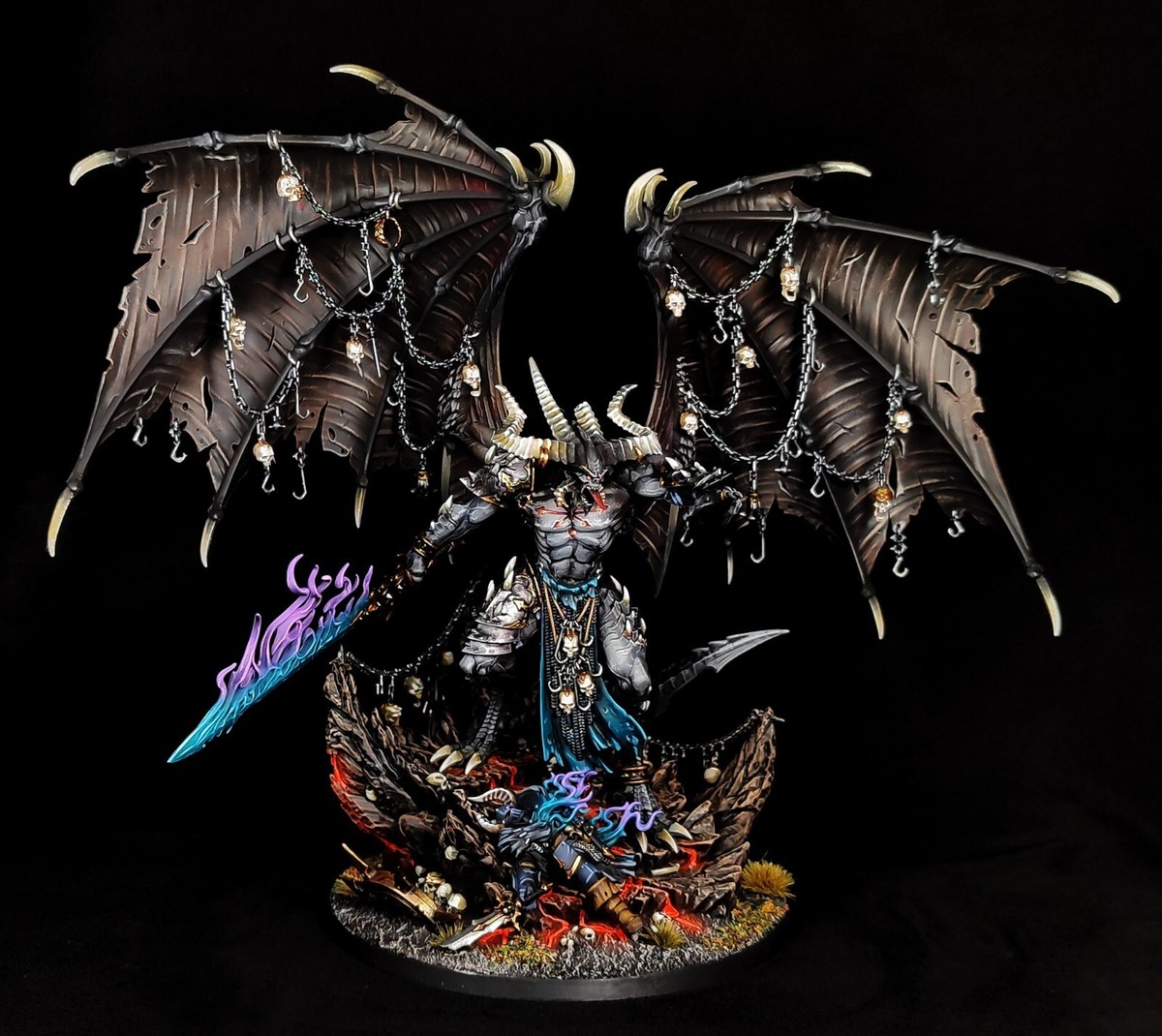 Be'lakor, the Dark Master painted AoS Slaves to Darkness
