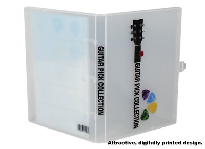 Guitar Pick Holders Collection Kit - Holds 225 Picks Clear