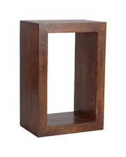 SOLID MANGO WOOD DAKOTA STORAGE CUBE NEW INDIAN FURNITURE