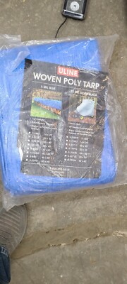 U-Line 20'x30' 5 Mil Poly Tarp Reinforced Edge Grommet Multi-Purpose Tarp
