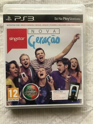 SINGSTAR NOVA GERAÇÃO (PS3) PAL Portugiesische Version Free Region Komplett - Bild 1 von 3