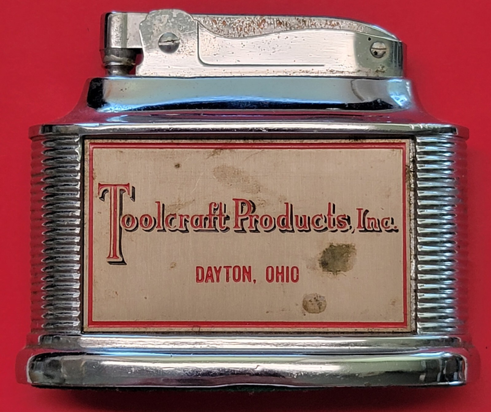 VINTAGE TOOL CRAFT PRODUCTS INC. DAYTON OHIO TABLE TOP LIGHTER (UNTESTED)