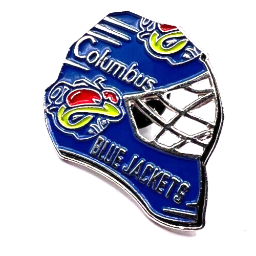 Columbus Blue Jackets Pin Eishockey Anstecker NHL Hockey Goalie Maske