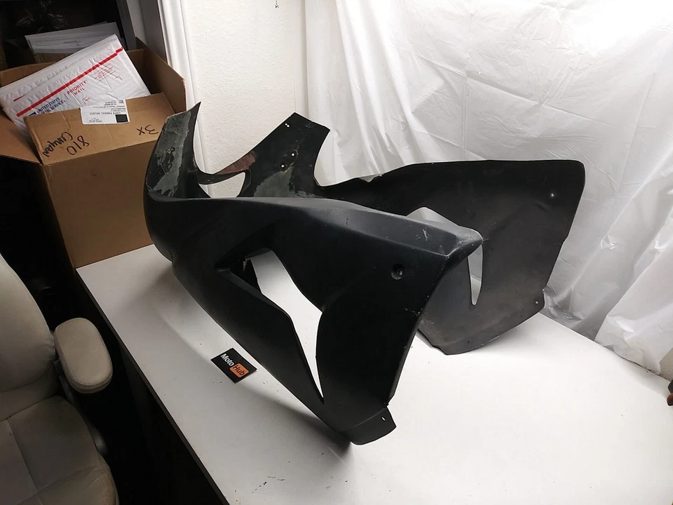 05-06 KAWASAKI NINJA ZX6R ZX636 HOTBODIES FIBERGLASS RACE UPPER BODYWORK FAIRING - Image 2 of 4