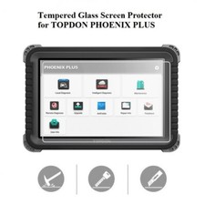 Tempered Glass Screen Protector Cover for TOPDON PHOENIX PLUS Scan Tool