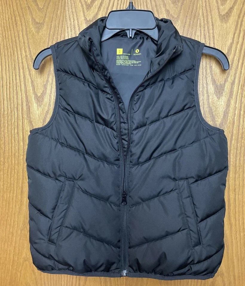 Жилет пуховик Xersion женский размер маленький милый черный на молнии - Изображение 2 из 4