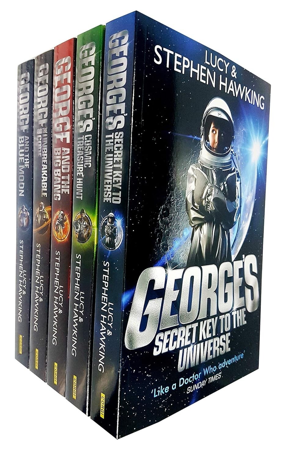 Lucy and Stephen Hawking George Series 5 Books Set Cosmic Treasure Hunt,Big Bang