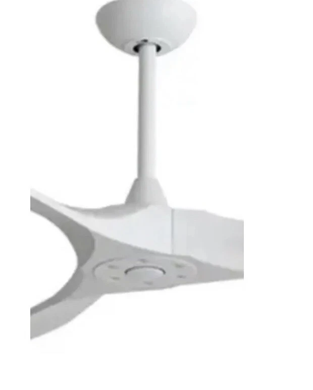 Modern Ceiling Fan 42”/100v-240v/50-60hrtz/ Matte White/remote Control/NEW - Image 2 of 4