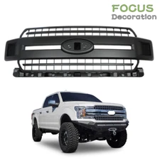 For 2018-2020 Ford F-150 XLT Front Bumper Upper Grille Matte Black Replace Grill