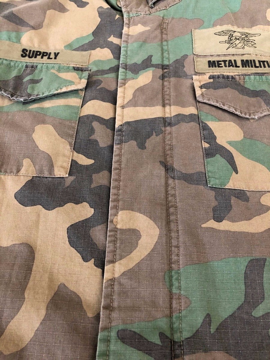 WTAPS x Supreme Metal Militia Woodland Camo Ripstop M-65 WTAPS x Supreme Metal Militia Woodland Camo Ripstop M-65