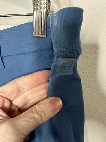 Lululemon Commission Shorts Men’s 36 Classic Blue WovenAir Golf Stretch 8.5” In - Picture 2 of 4