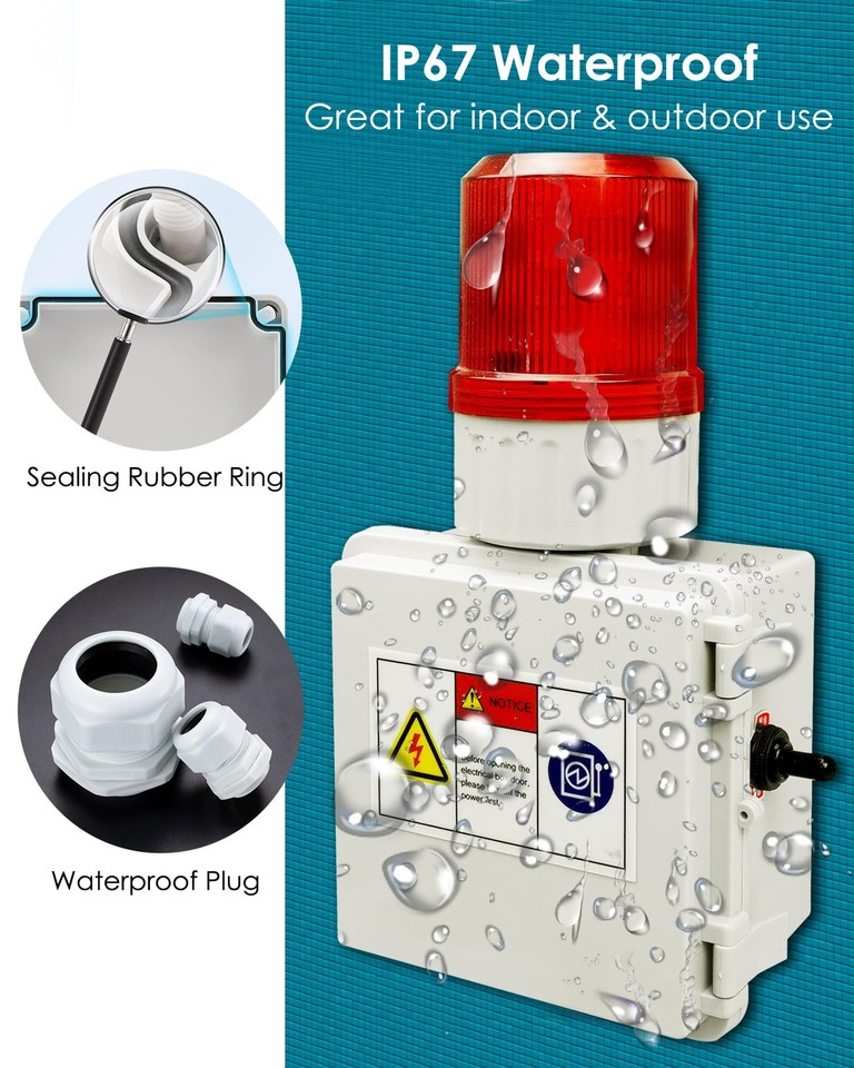 Sump Pump Alarm,Pump Control Panel,High Water Septic Tank Alarm with