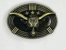 Western Belt Buckle for Men  Women Cowboy Rodeo Vintage Style Wear Calf Roping