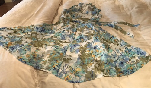 emma michele Floral Sleeveless Summer Dress Size 8 - Picture 7 of 8