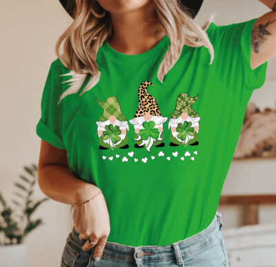 T-Shirt St Patricks Day - lustiges T-Shirt, Oberteil personalisiert, (3 Zwerge, TS)
