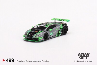 ミニカー MINI GT Lamborghini Huracan GT3 EVO #39 Mini GT 1:64 Lamborghini Huracán GT3 EVO #39 2022 IMSA Road