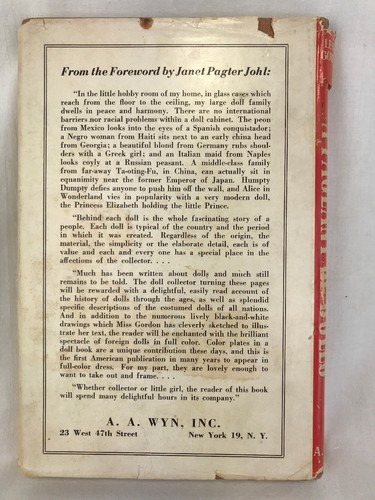 A Pageant of Dolls 1949 Lesley Gordon Hardcover Illustrated History - Picture 2 of 12