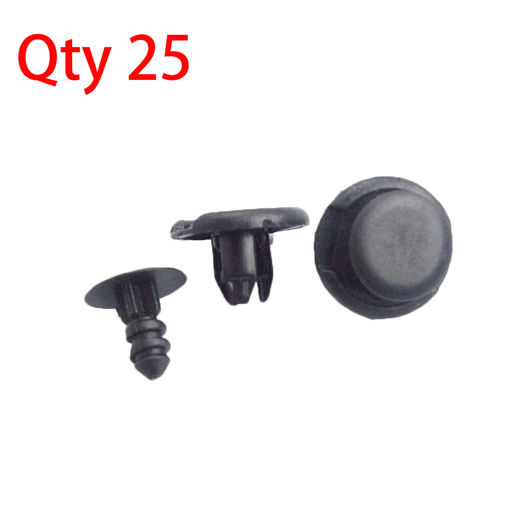 25Pcs For Honda Acura 91512SX0003 Push Type Clip Fender Liner