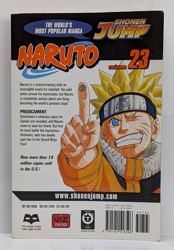 Naruto Vol 23 by Masashi Kishimoto - Paperback GC Shonen Jump Manga - Picture 2 of 12