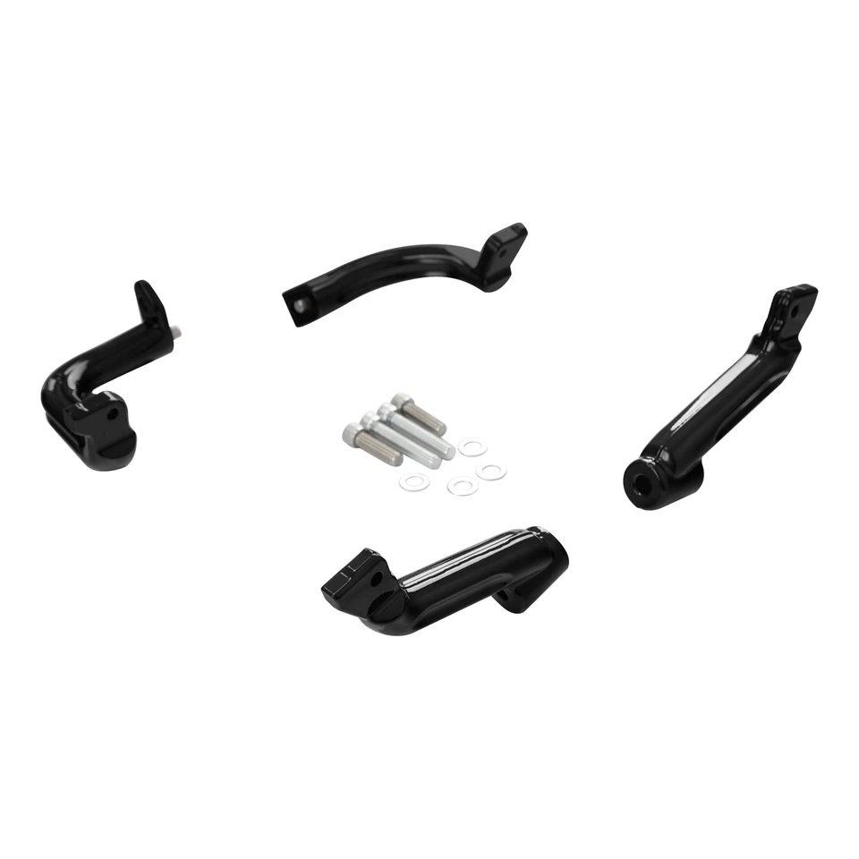 Driver Floorboard Footboard Mount Bracket Kit Fit For Harley Touring 17-23 Black - Изображение 4 из 4