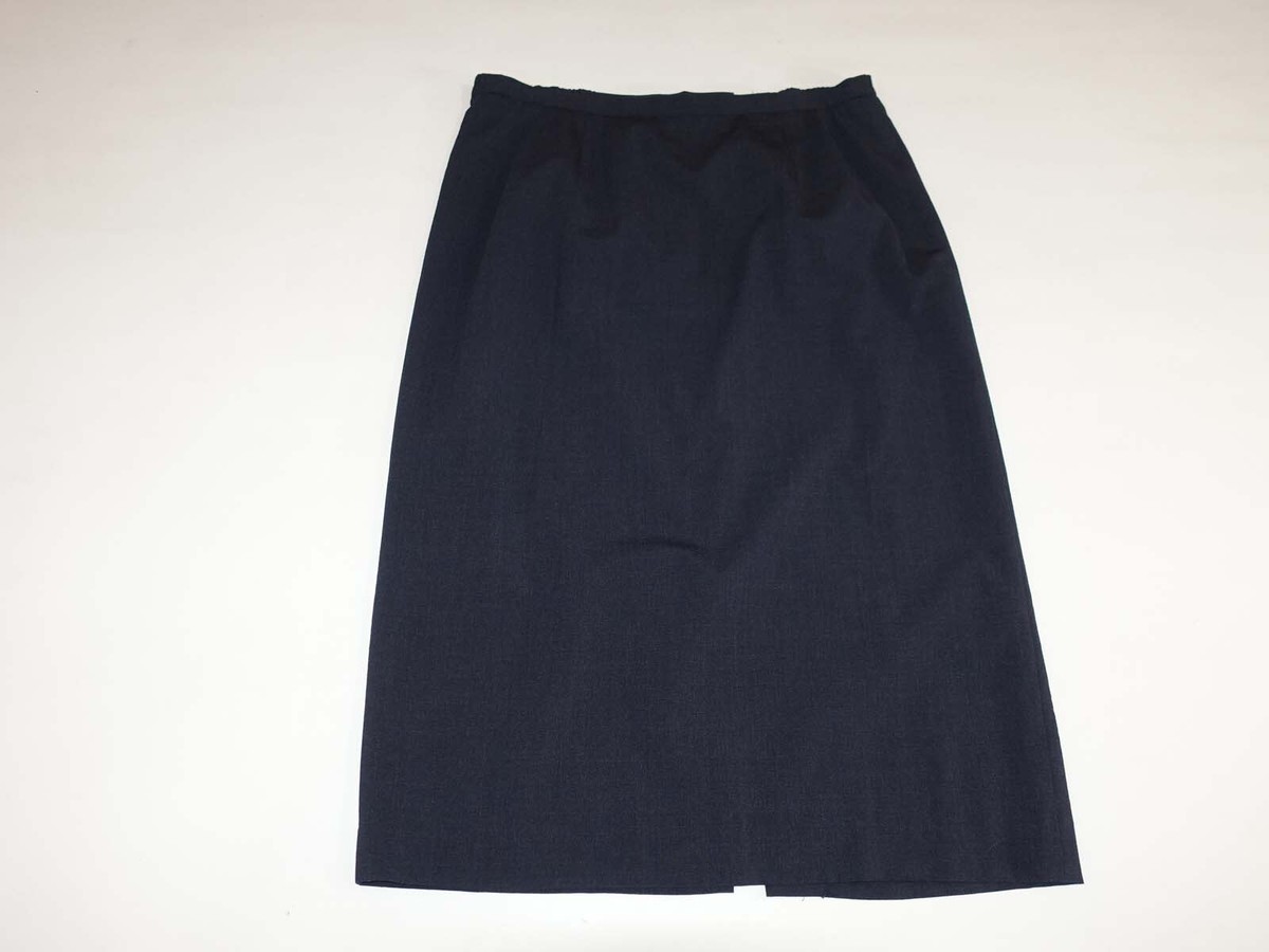 Talbots Women's Straight Pencil Skirt Size 12W Full Length Navy