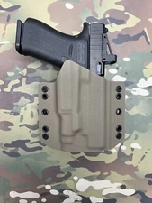 FDE Kydex Light Bearing Holster for Glock 48 MOS Streamlight TLR-7 sub