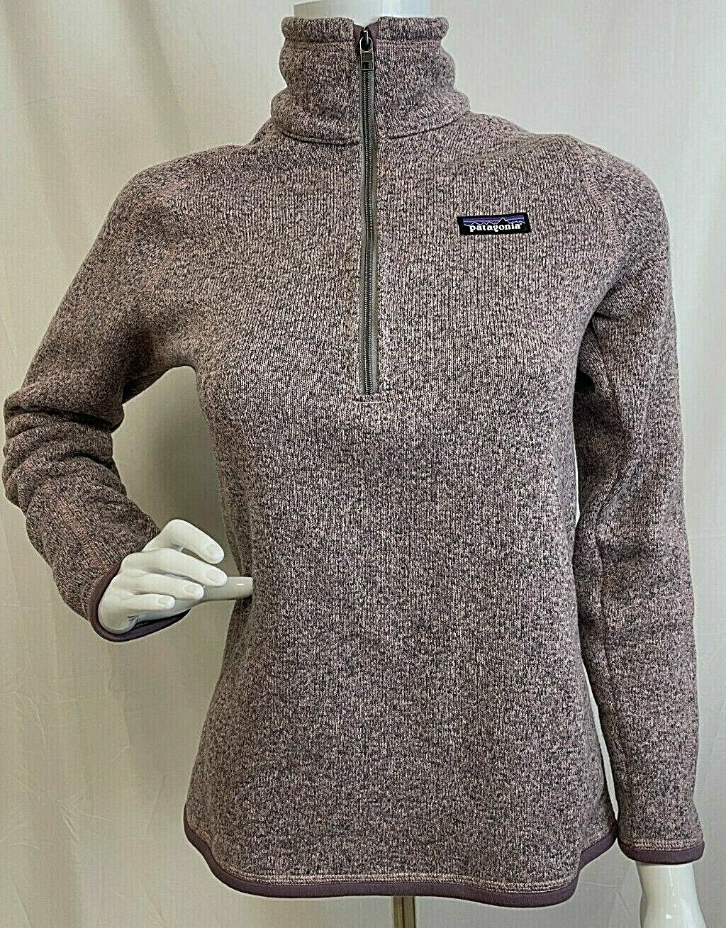 Patagonia Better Sweater Quarter-Zip Pullover Womenu0026#039;s NWT X-Small Hazy  Purple | eBay