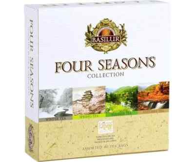 PURE CEYLON TEA Basilur Tea Assorted Four Seasons 40 Tea Bags Quality BLACK TEA